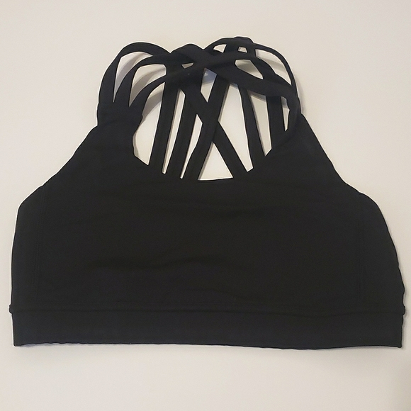 lululemon athletica Other - Lululemon Black Crisscross Strapy Sports Bra S